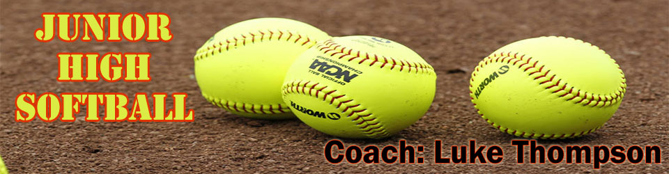 Junior High Softball Banner